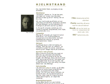 Tablet Screenshot of hjelmstrand.dk
